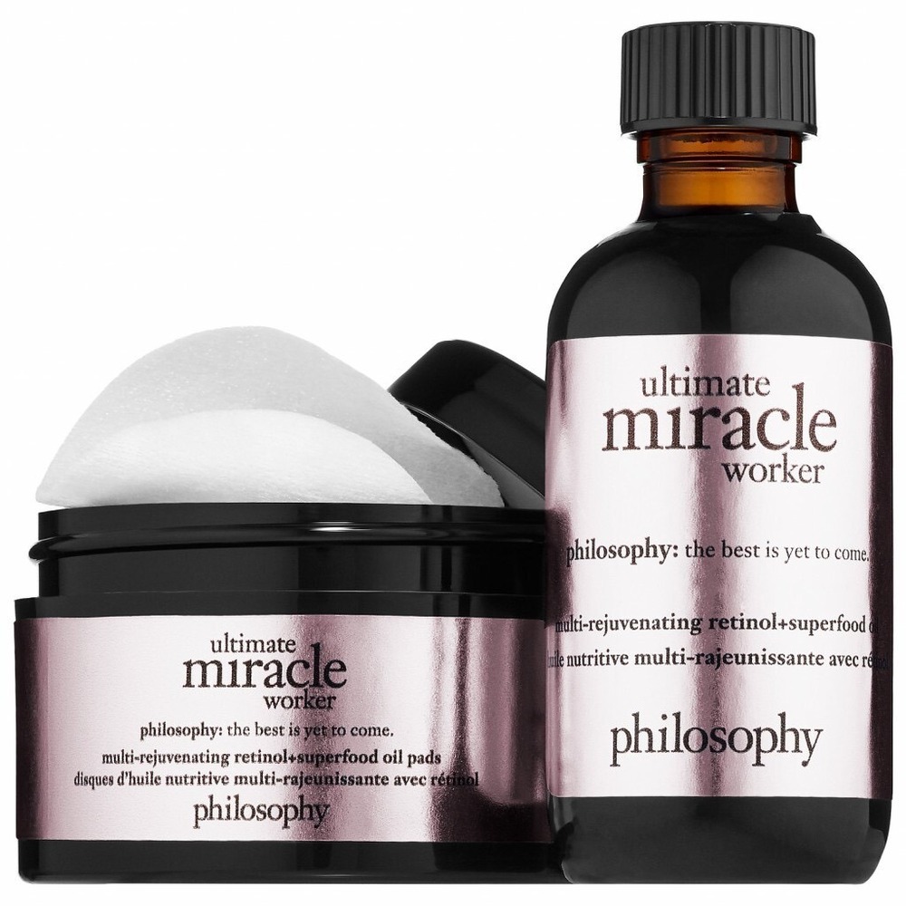 Philosophy Ultimate Miracle Worker Retinol‎ Oil Pads Set New Sealed NIB